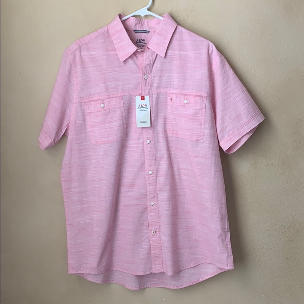 IZOD Mens button down shirt! NEW